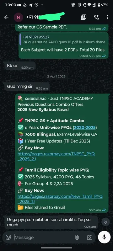 WhatsApp Review Candidate Feedback 02