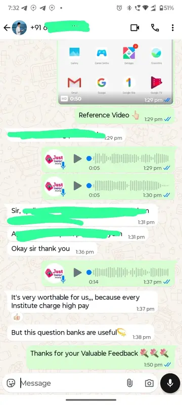 WhatsApp Review Candidate Feedback 13